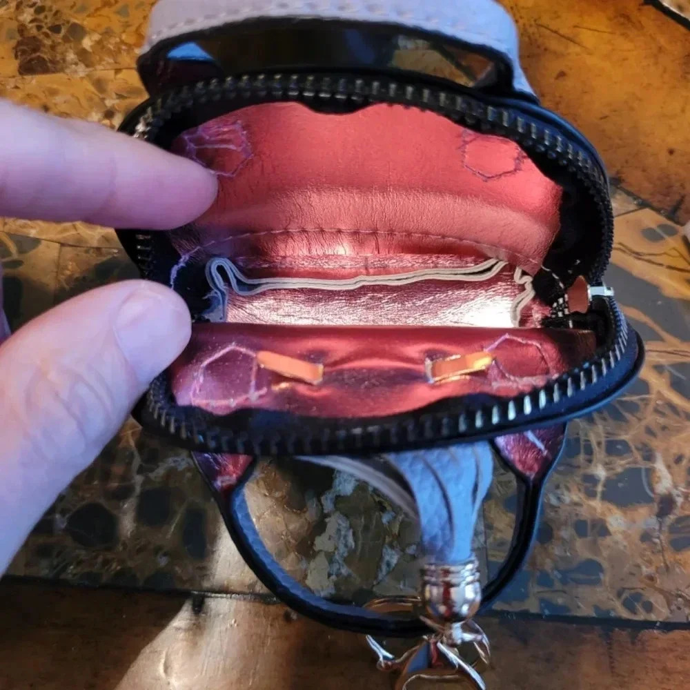 Elegant Light Blue Mini Handbag iPad case - Picture 5 of 9